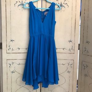 Allison Parris blue dress- like new!